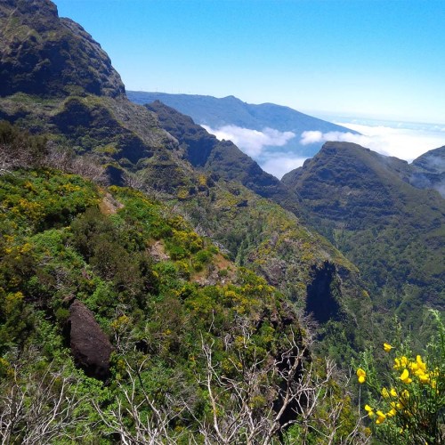 Ausblick auf die Berge Madeiras