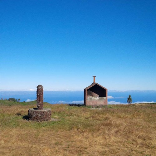 Trekkingplatz auf Madeira.